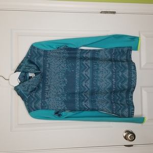 Nike Pro Dri-Fit Long Sleeve Nordic Print Cowlneck Pullover, Women's M
